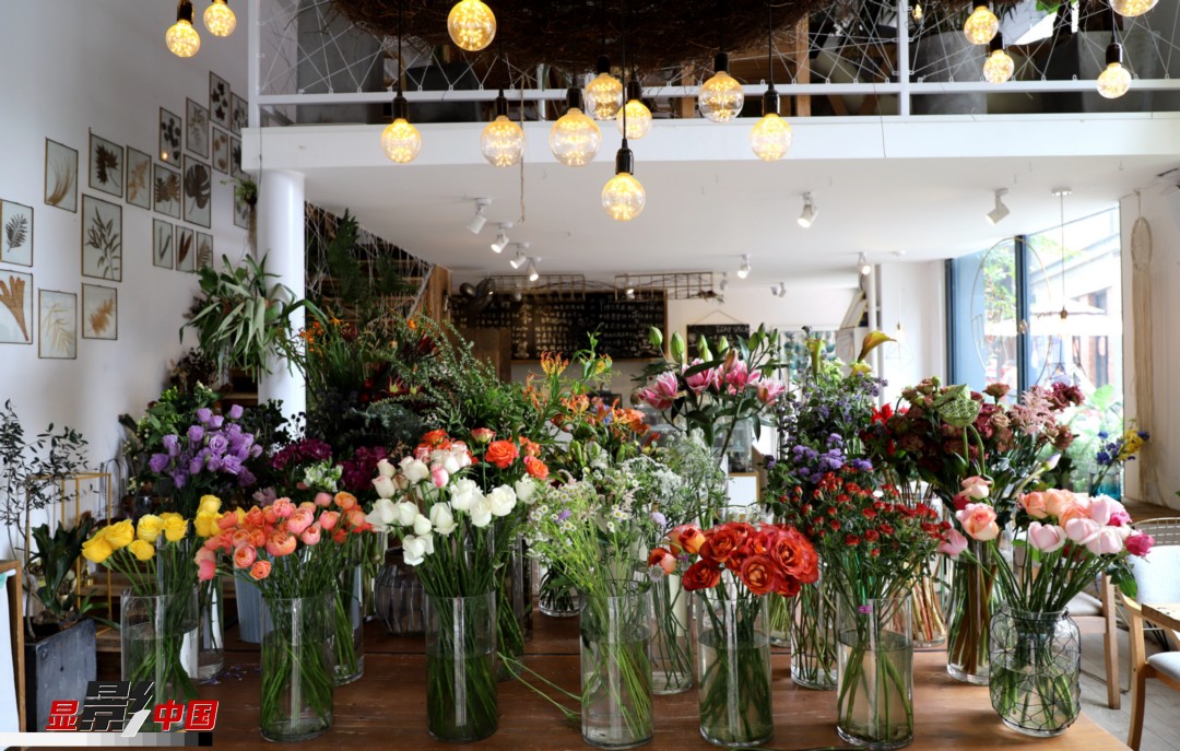 從決定從事鮮花這個行業(yè)以來，王黎媛花了很多的時間和精力去學(xué)習(xí)花藝，不斷提高自己的專業(yè)水平。而在小店的選址、裝修和布置方面，王黎媛同樣花費了不少心思，“希望我的小店和鮮花一樣，是有溫度的、鮮活的。”另外，小小的花店也藏著大大的夢想，“我們云南鮮花很多，但真正做成品牌的卻很少，這是非常可惜的。我希望把我的店做成品牌，不光能扎根昆明，還能落地到云南的其他城市，甚至省外的城市?！眻D為王黎媛的花店一角。新華網(wǎng) 周亞平/攝 念新洪/文